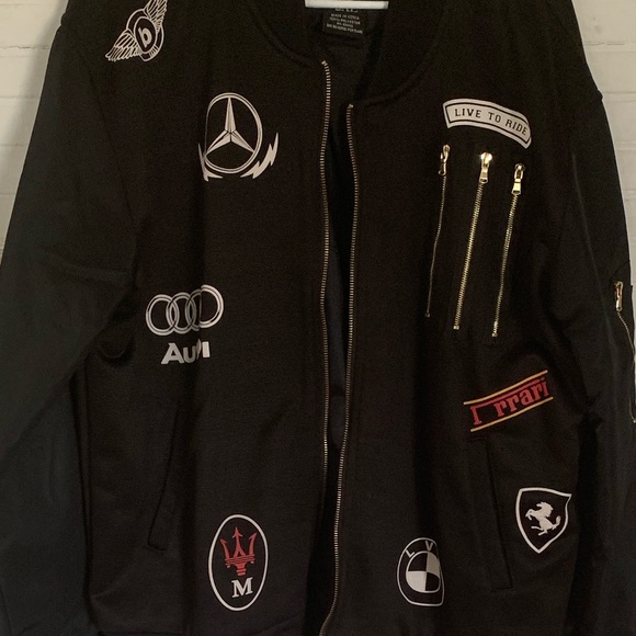 Bomber jacket tag says size XXL - Picture 2 of 2